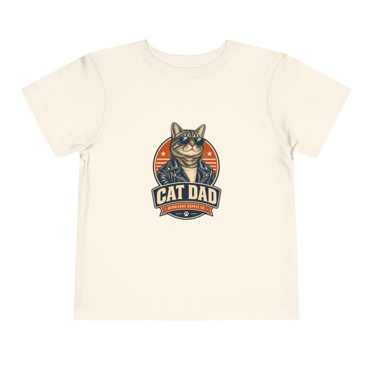 Cat Dad Toddler Tee