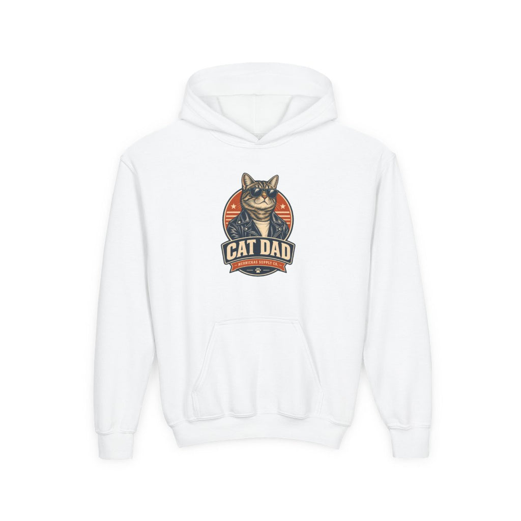 Cat Dad Youth Hoodie