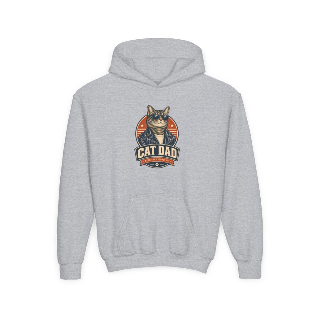 Cat Dad Youth Hoodie