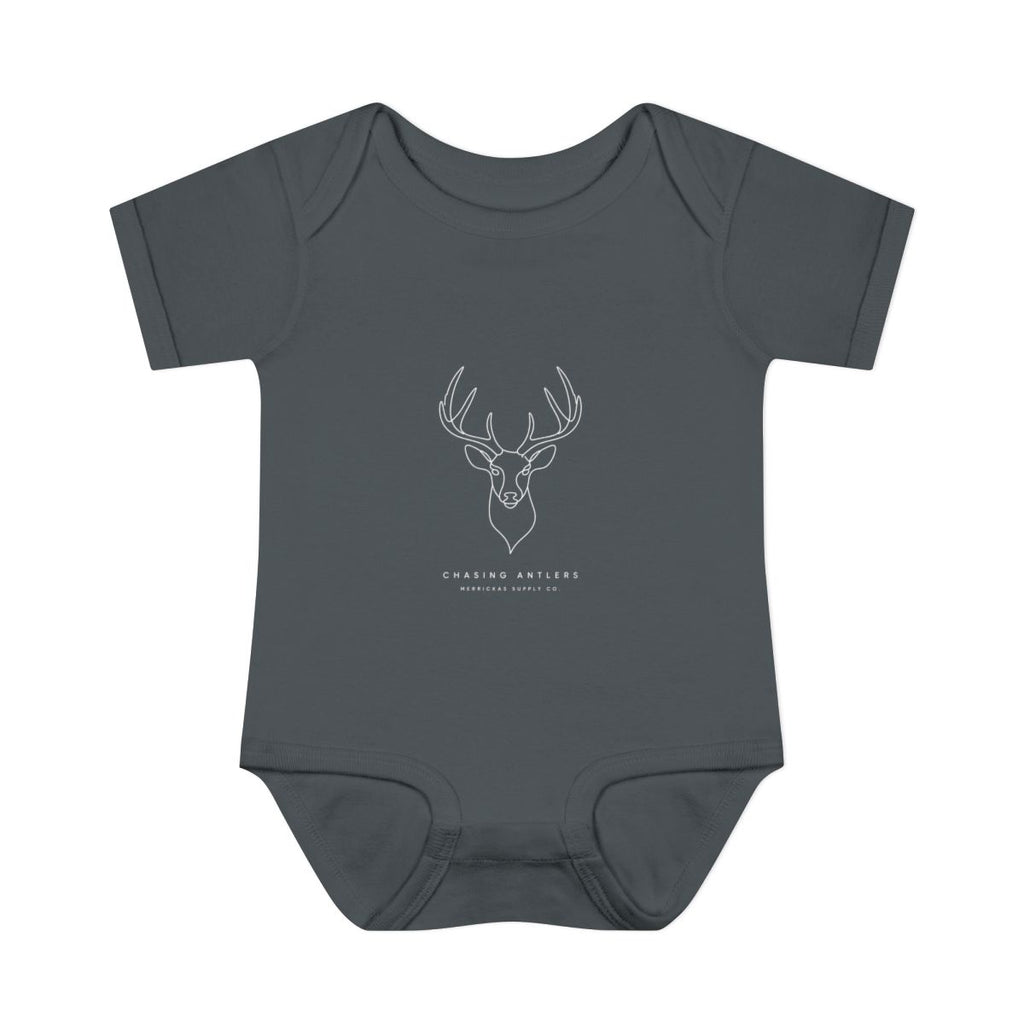 Chasing Antlers Baby Onesie