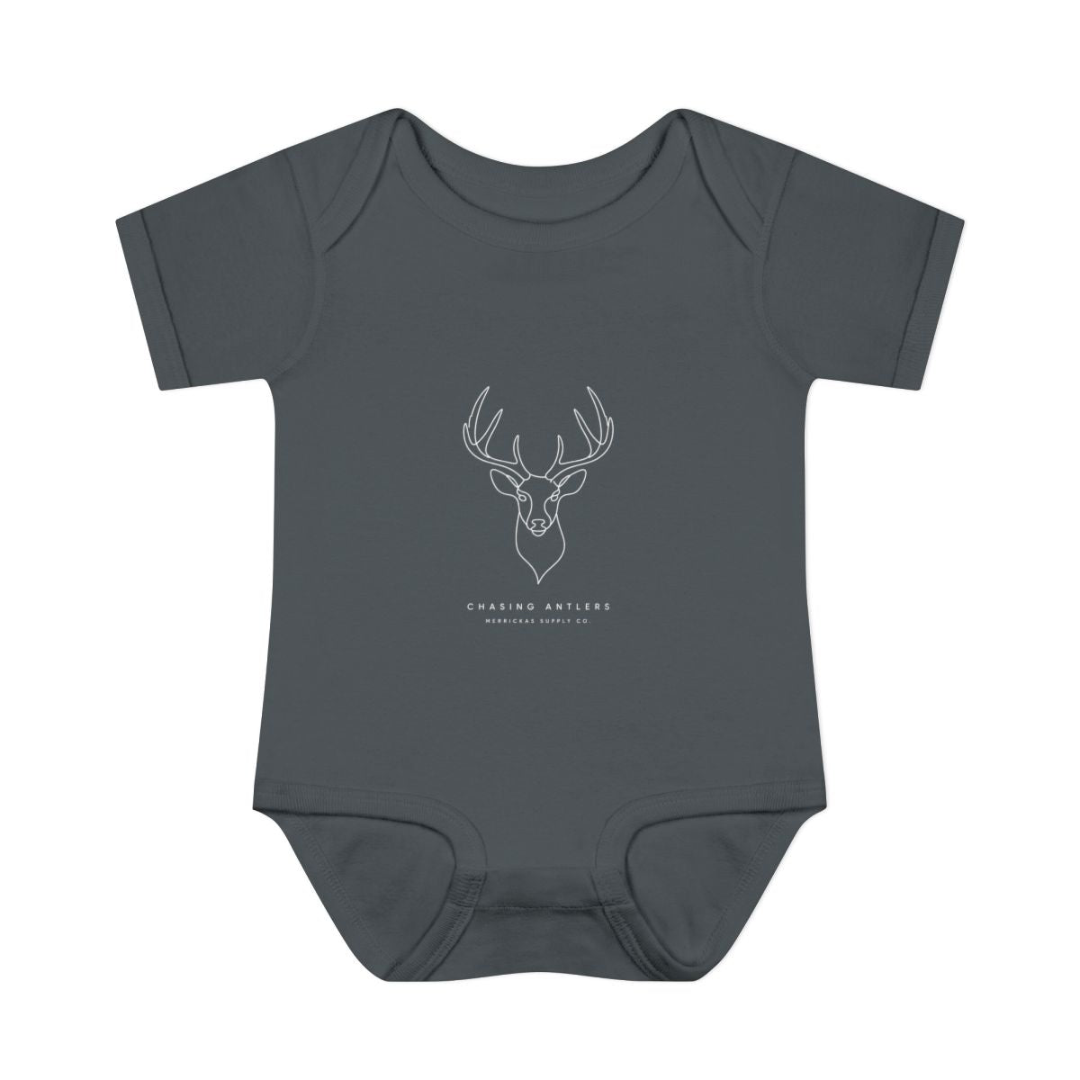 Chasing Antlers Baby Onesie