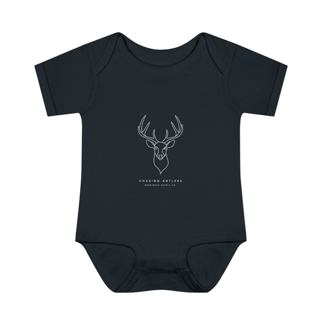 Chasing Antlers Baby Onesie