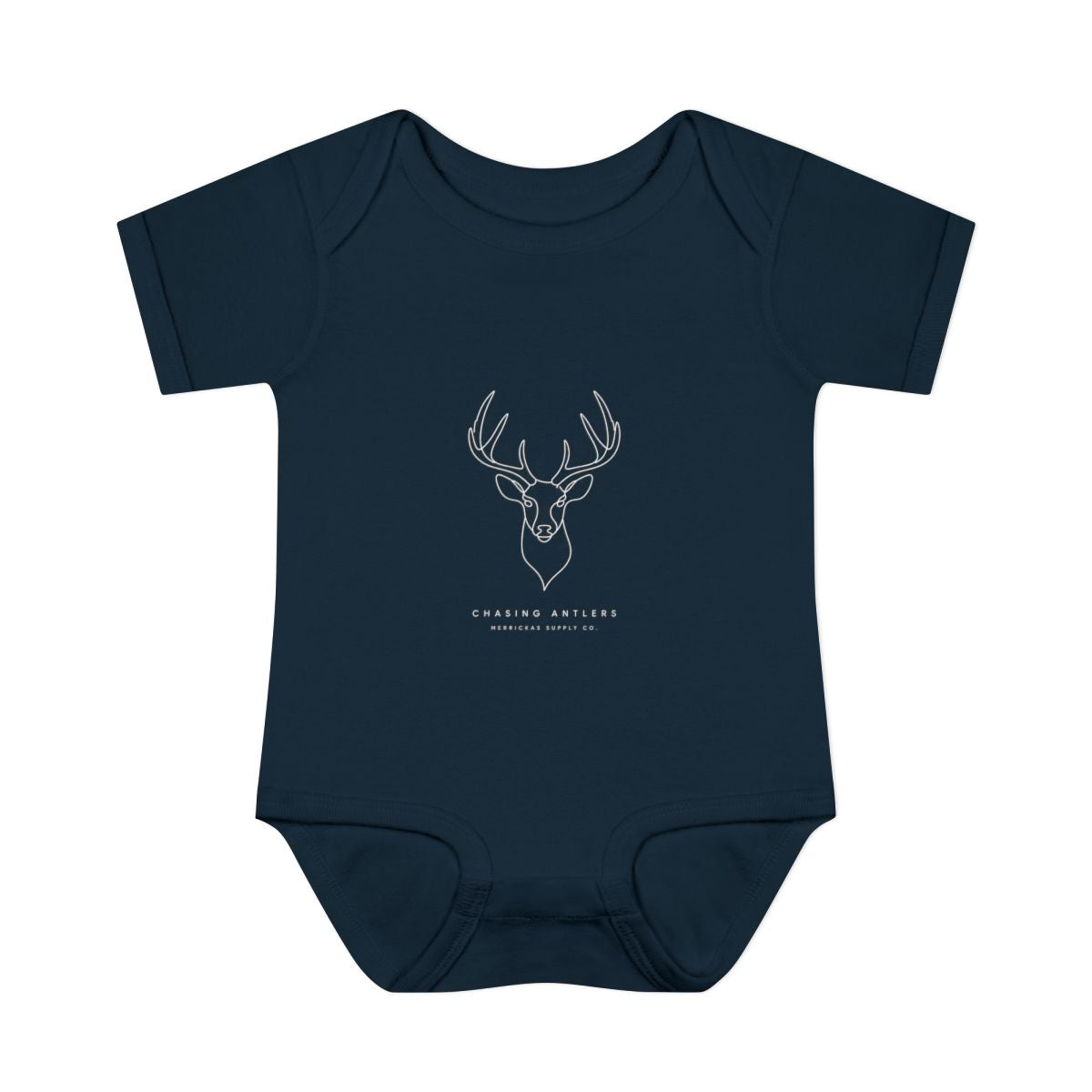 Chasing Antlers Baby Onesie
