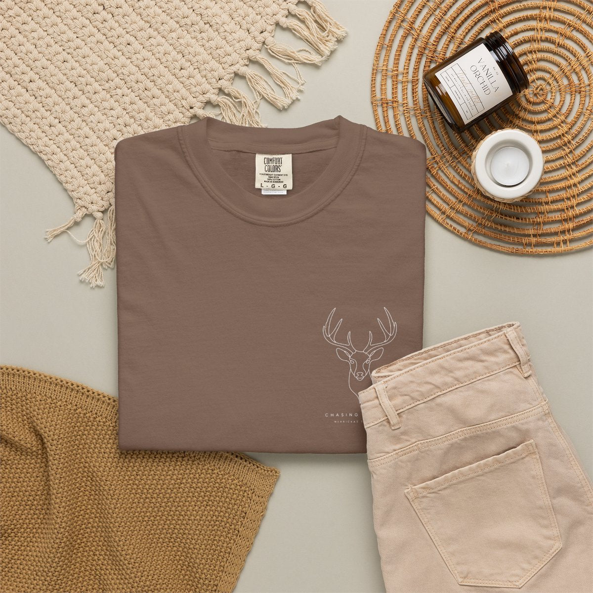 Chasing Antlers Garment-Dyed Tee
