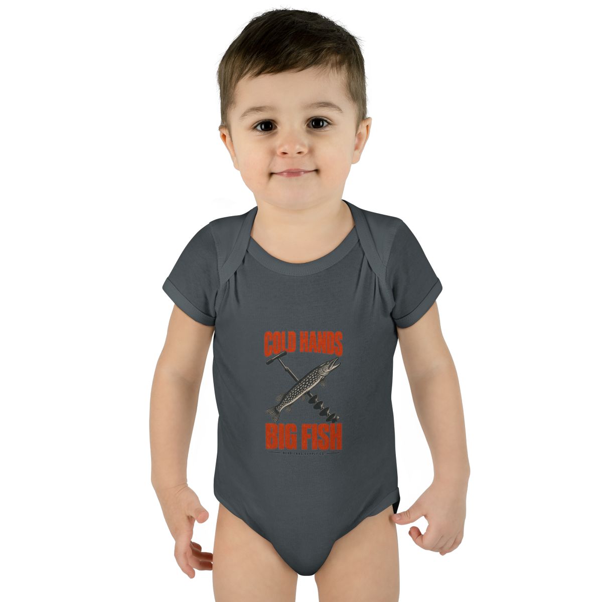 Cold Hands Big Fish Baby Onesie