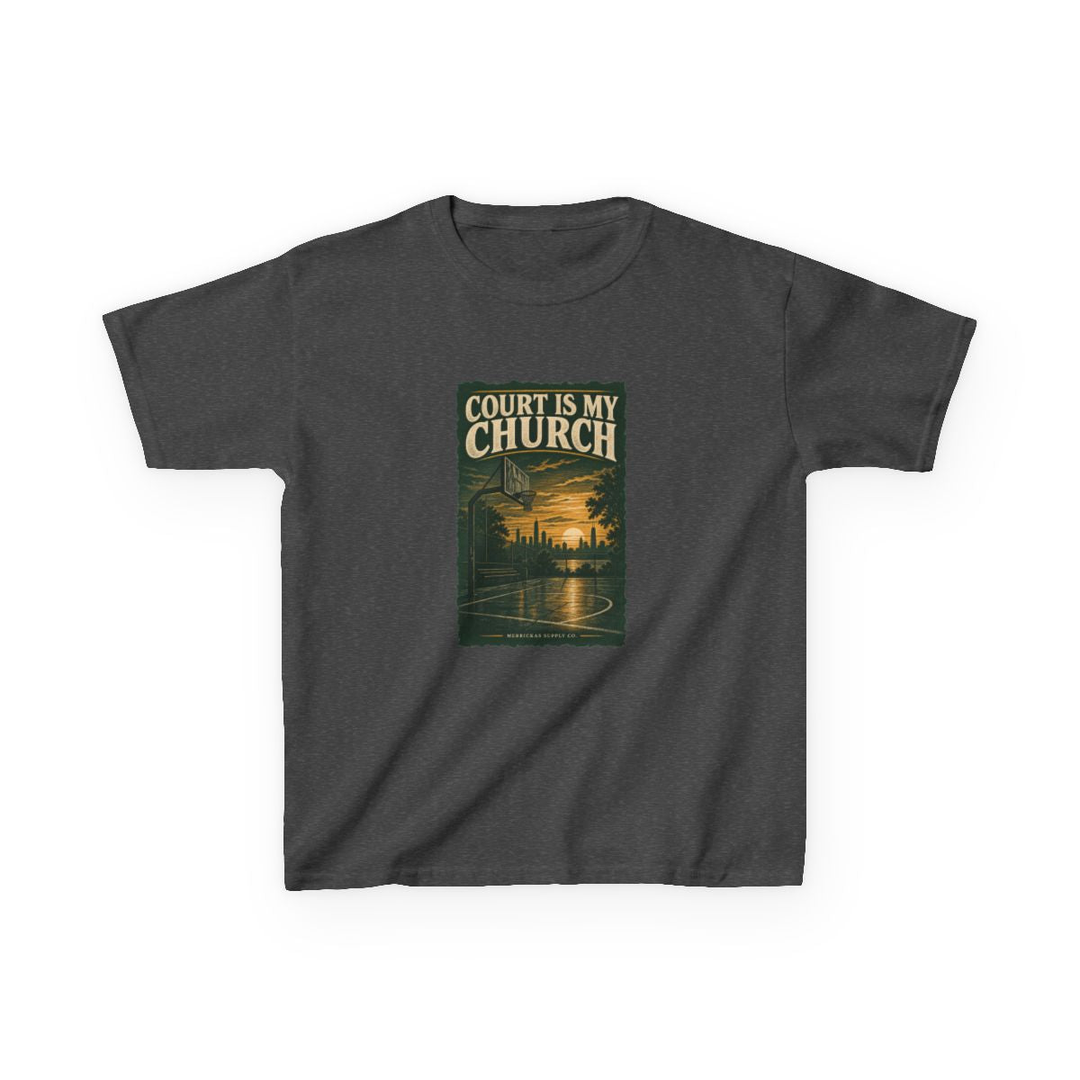 Court Is My Church Kids Tee