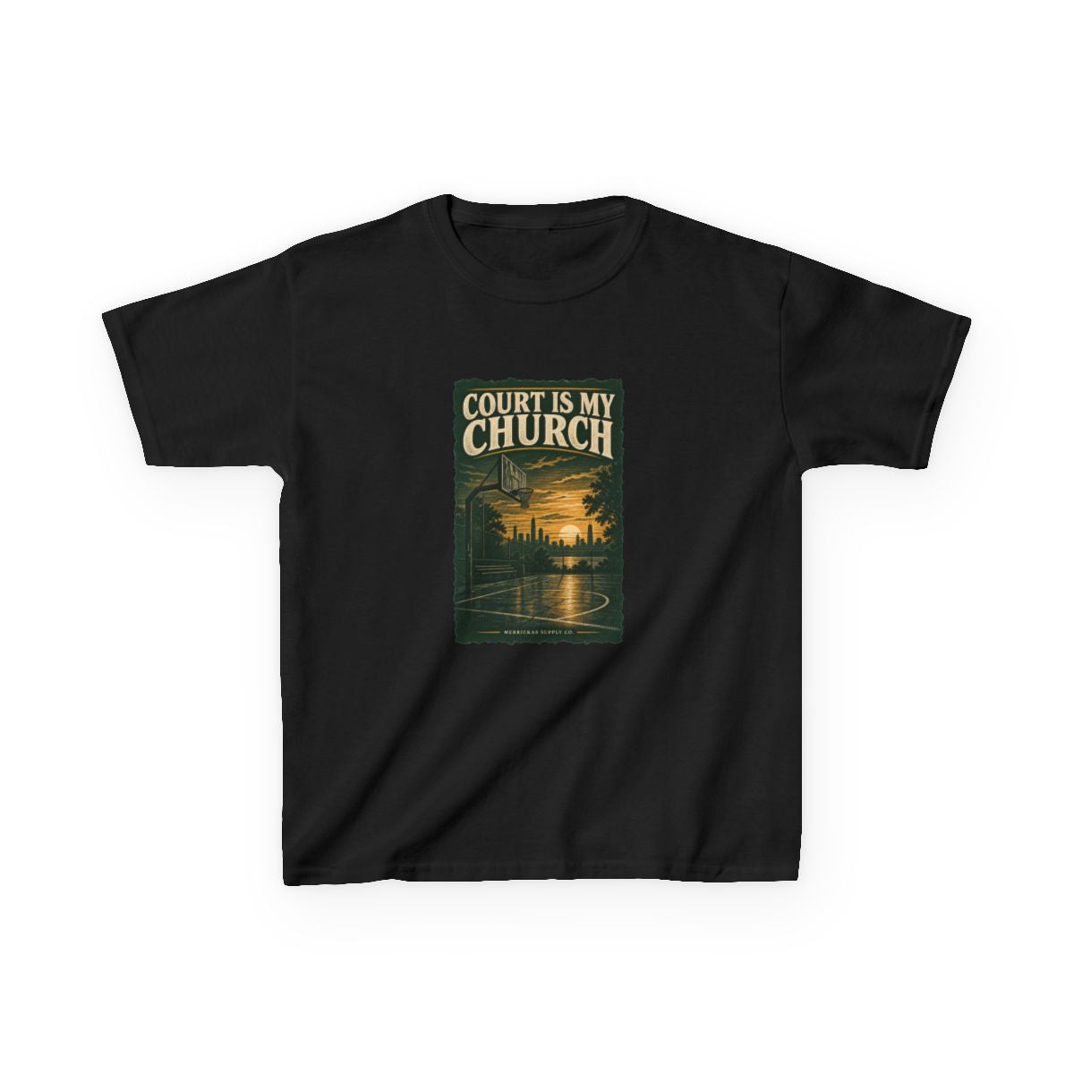 Court Is My Church Kids Tee