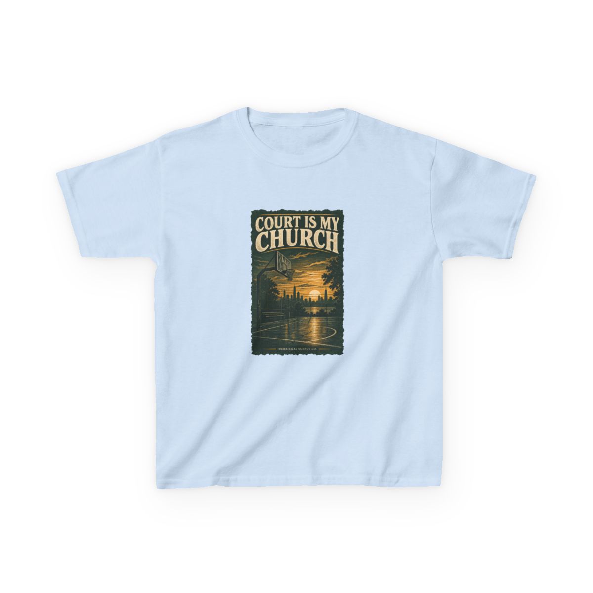 Court Is My Church Kids Tee