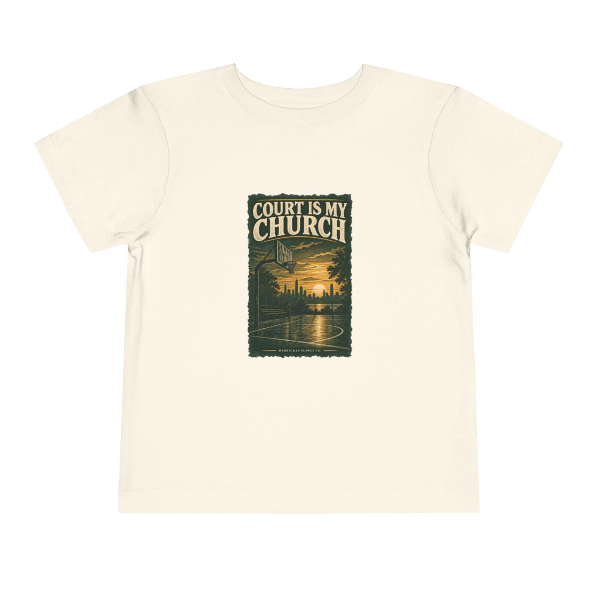 Court Is My Church Toddler Tee