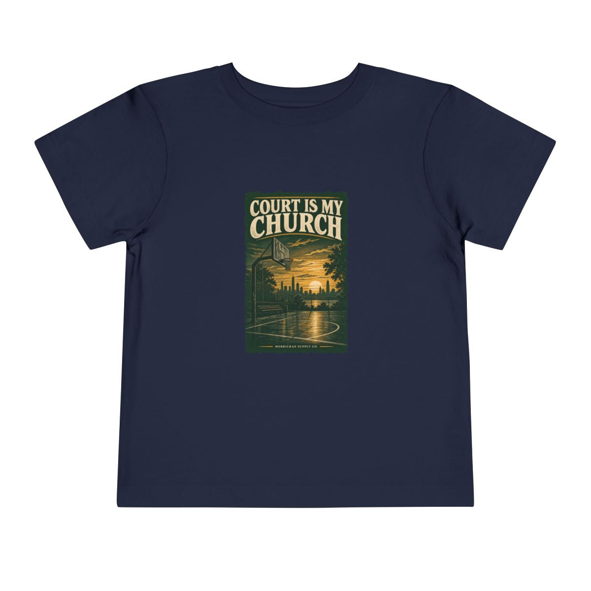 Court Is My Church Toddler Tee