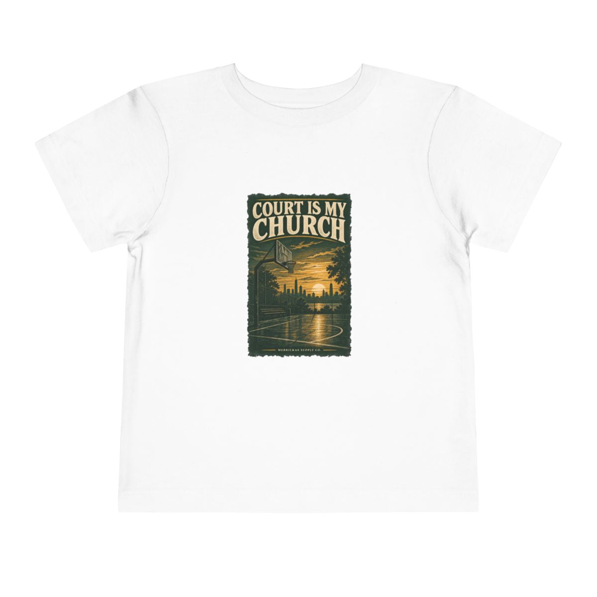 Court Is My Church Toddler Tee