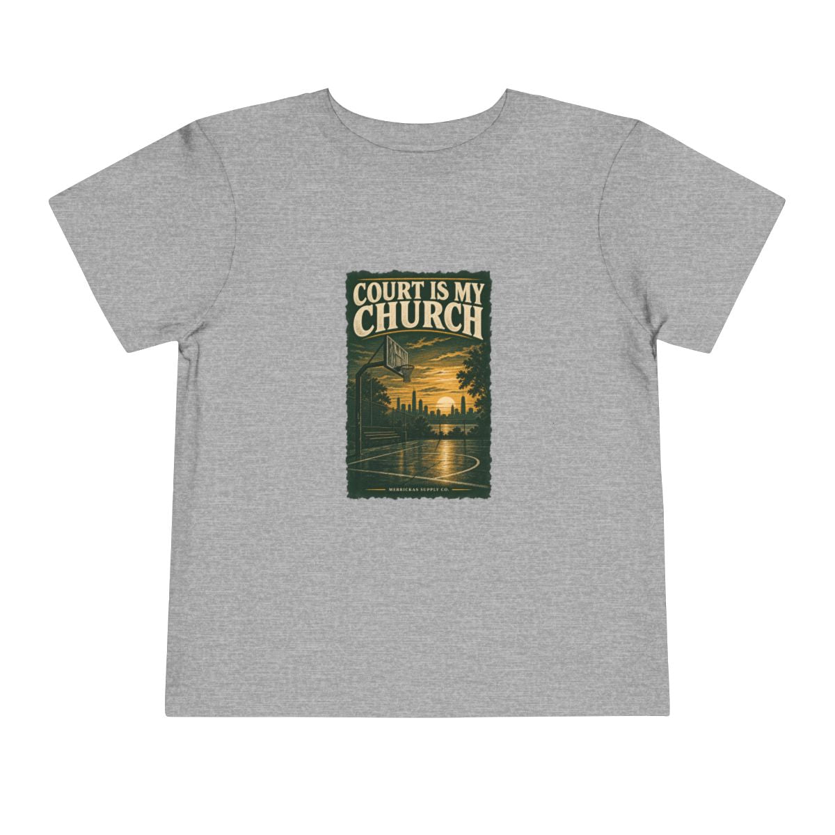 Court Is My Church Toddler Tee