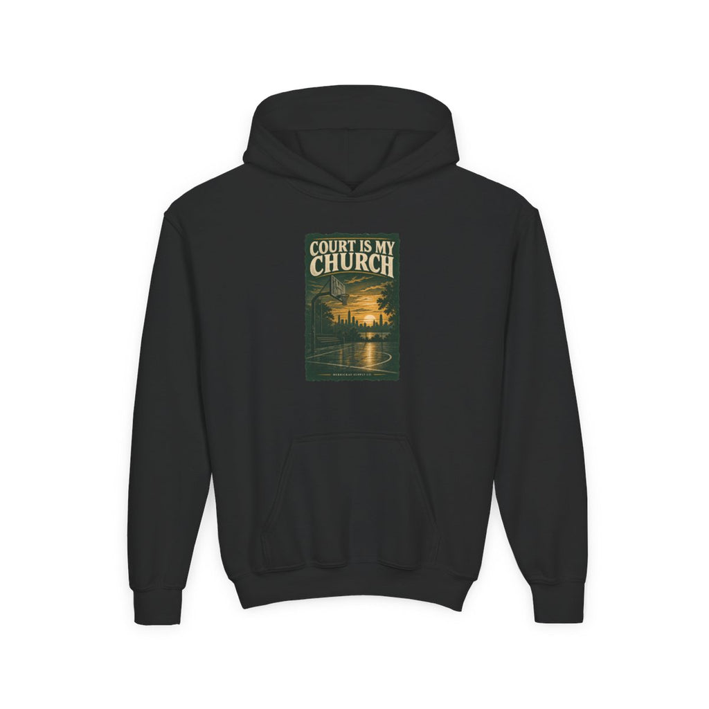 Court Is My Church Youth Hoodie