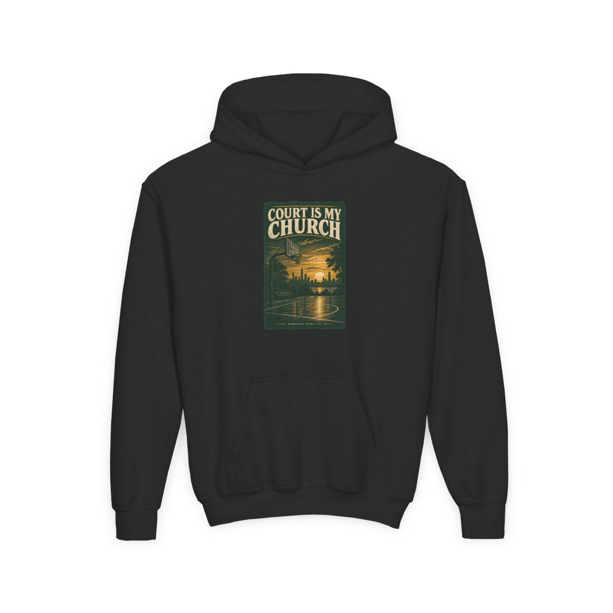 Court Is My Church Youth Hoodie