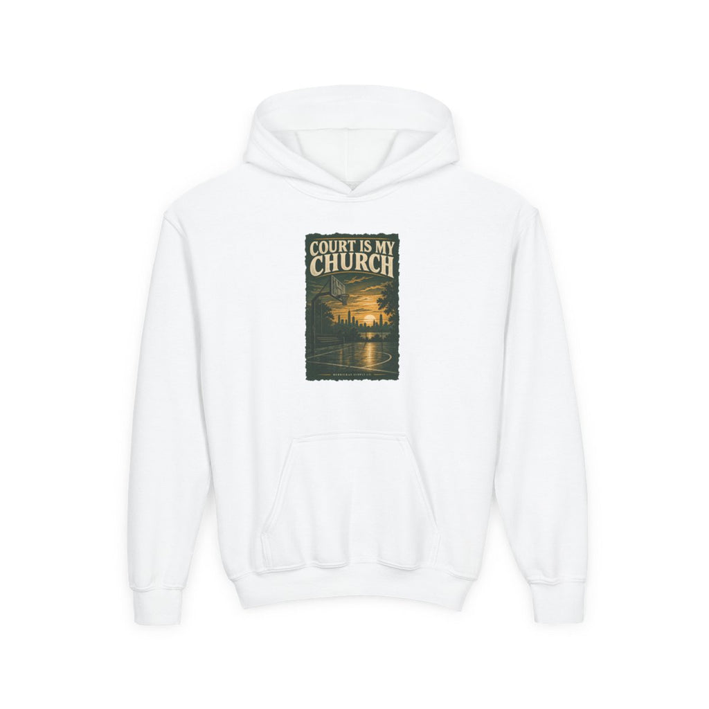 Court Is My Church Youth Hoodie