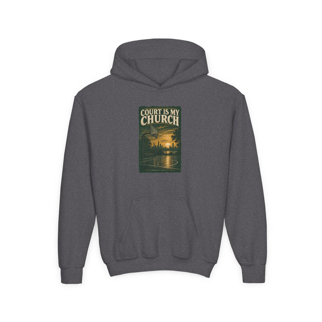 Court Is My Church Youth Hoodie