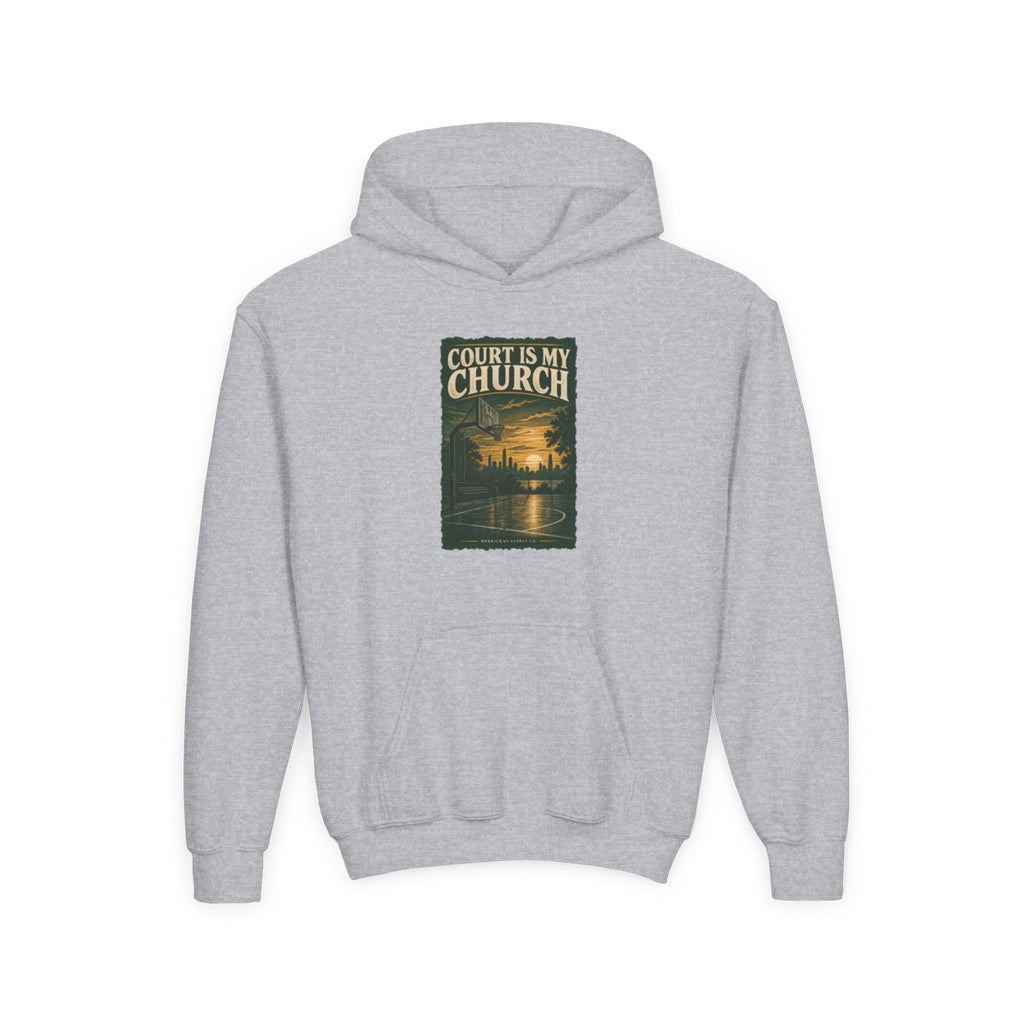 Court Is My Church Youth Hoodie