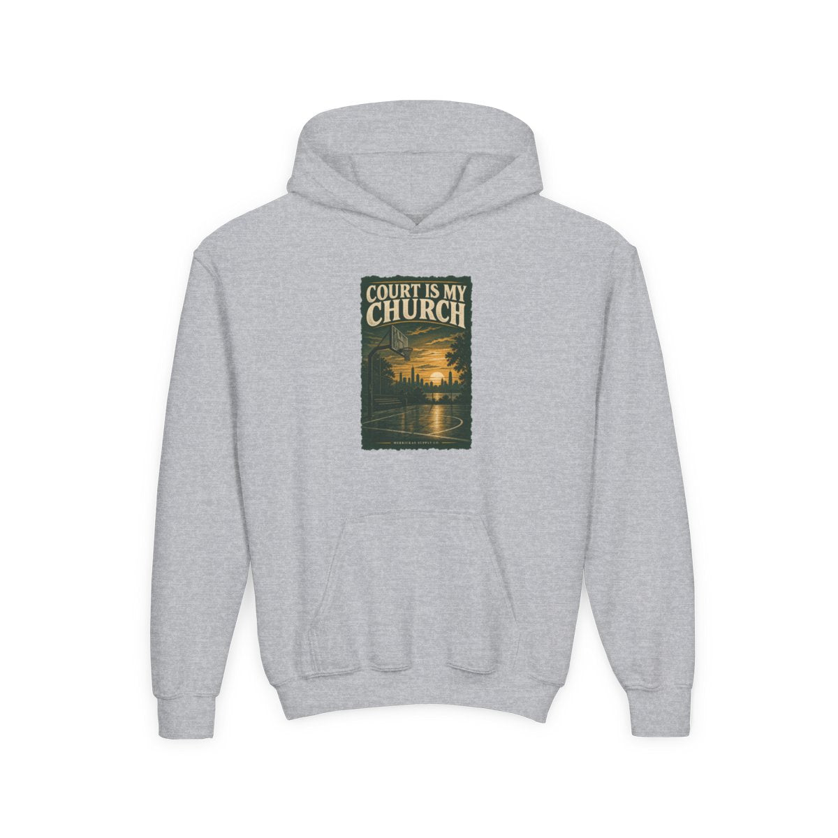 Court Is My Church Youth Hoodie