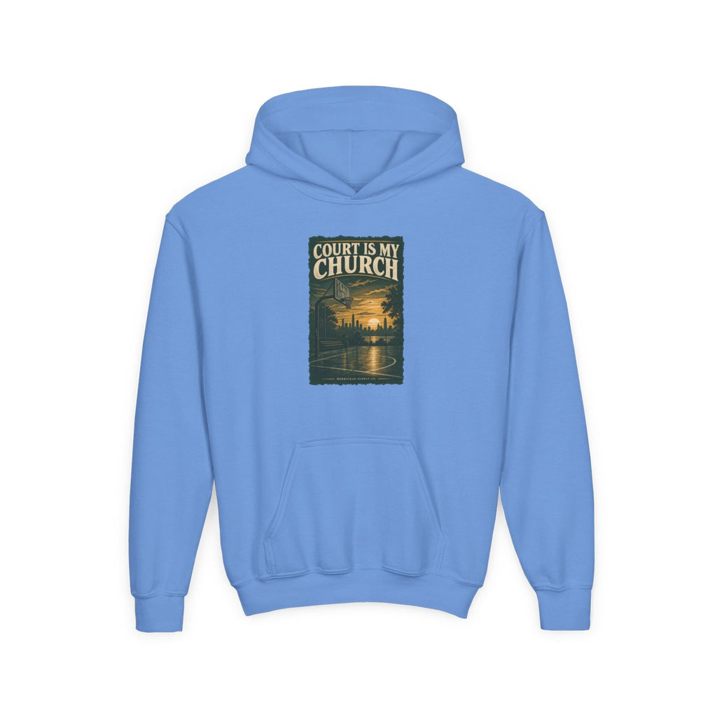 Court Is My Church Youth Hoodie