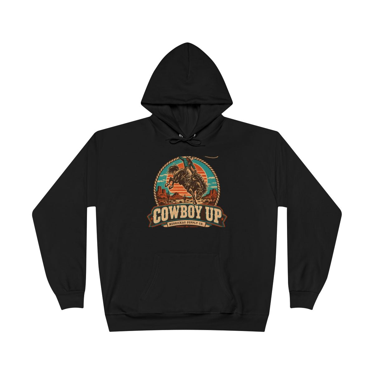 Cowboy Up Blackout Hoodie