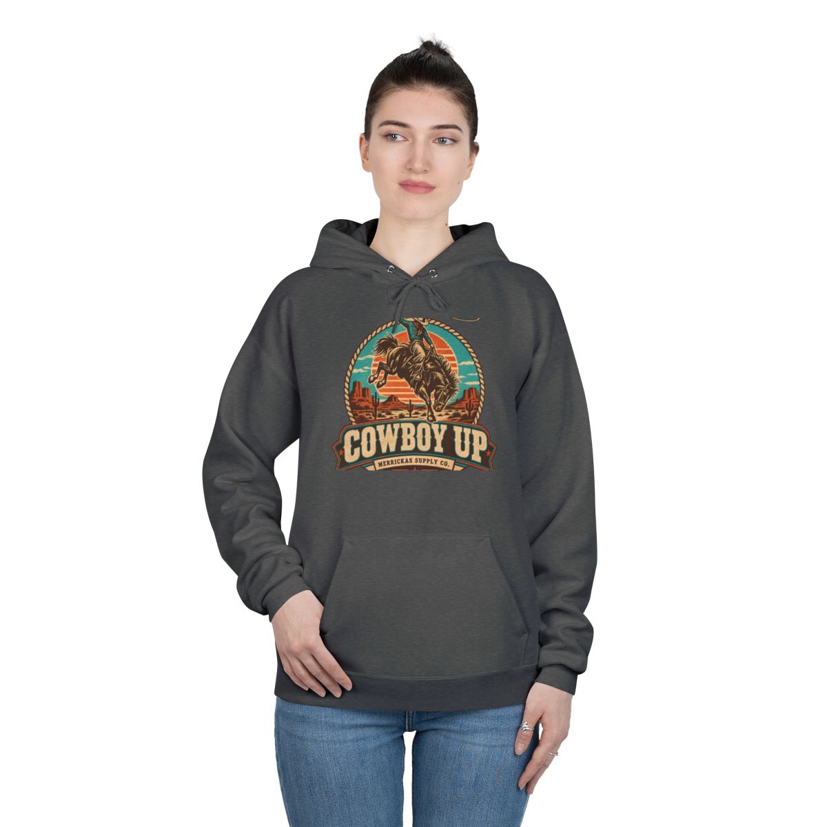 Cowboy Up Blackout Hoodie