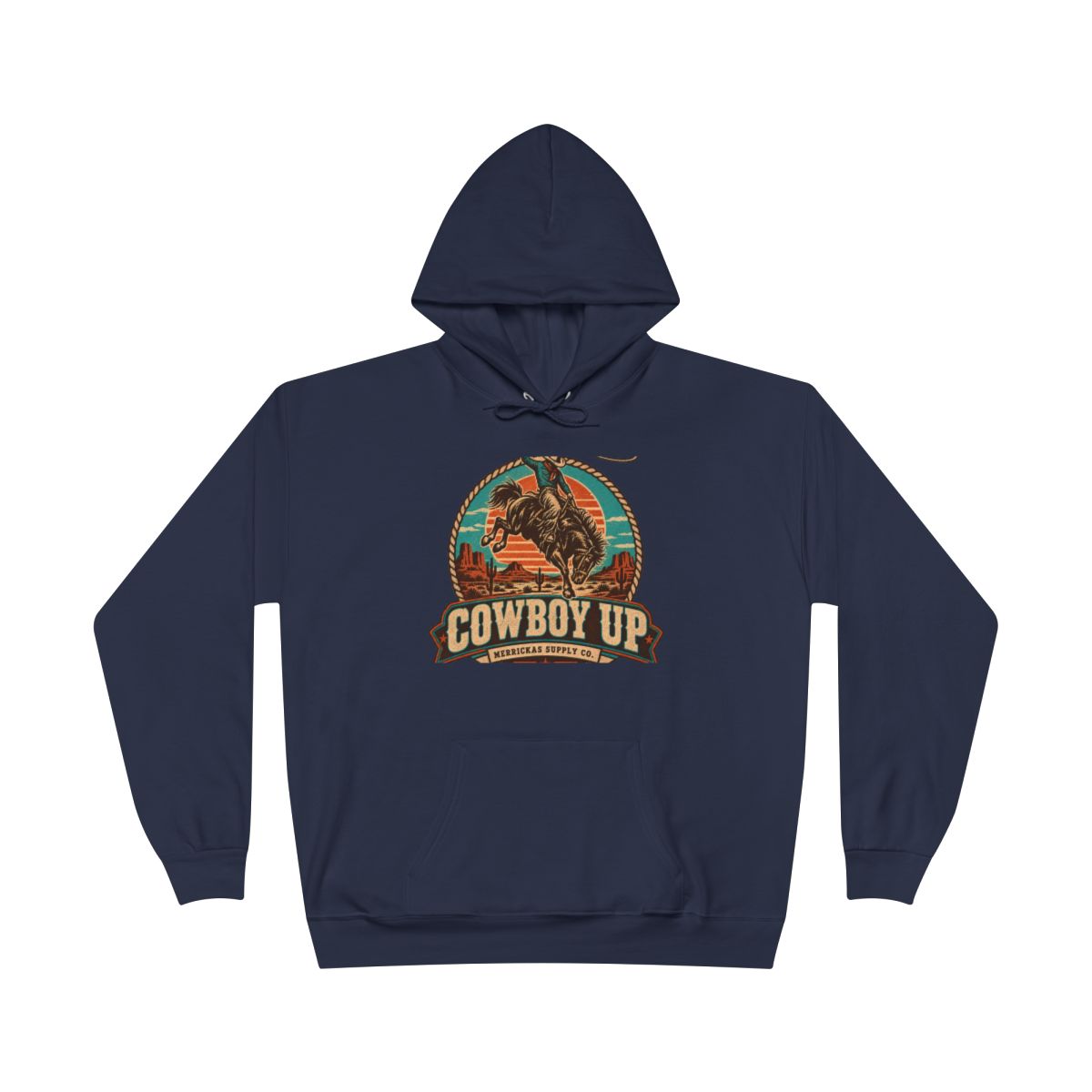 Cowboy Up Blackout Hoodie