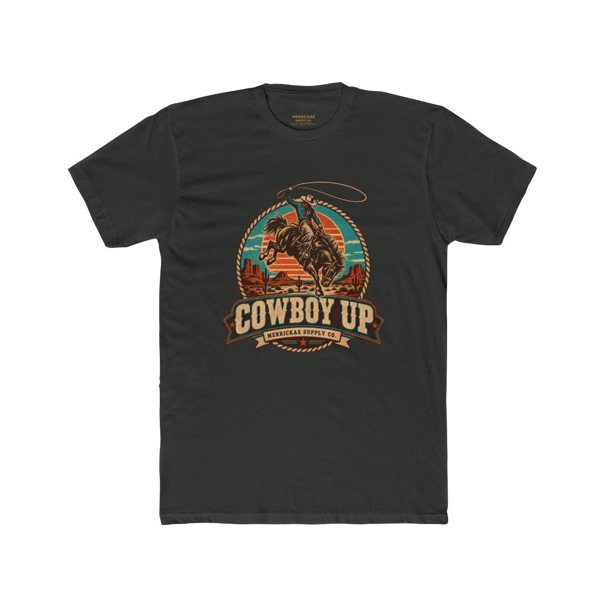 Cowboy Up Blackout Tee