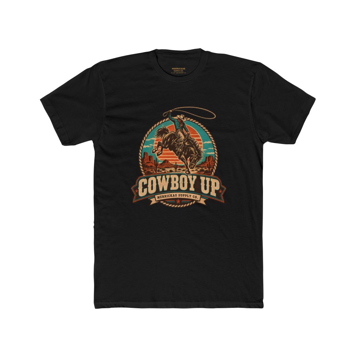 Cowboy Up Blackout Tee