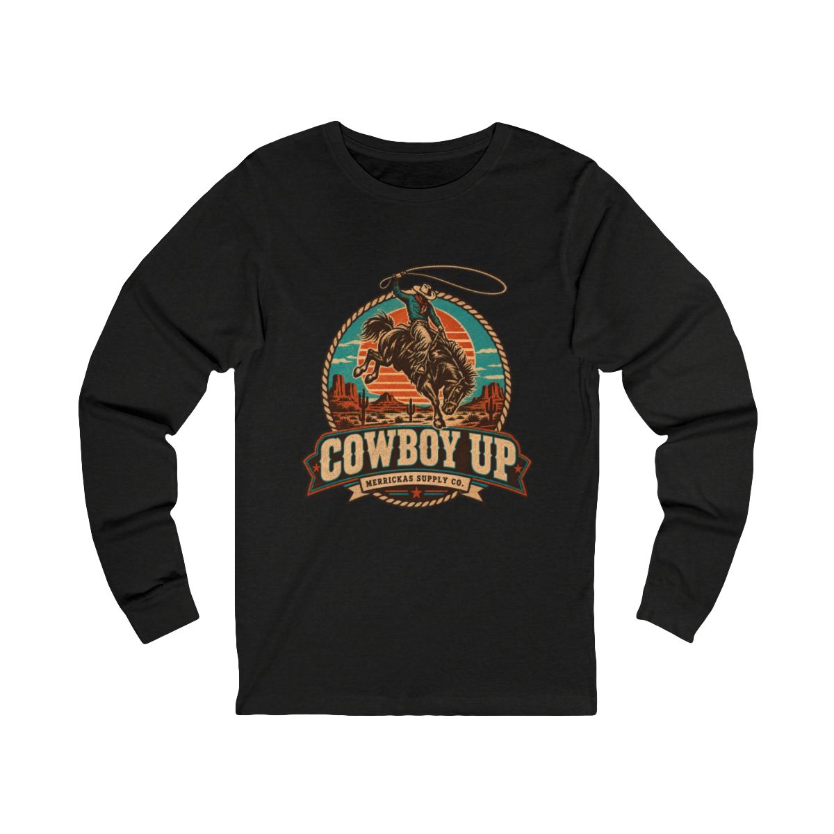 Cowboy Up Long Sleeve Tee