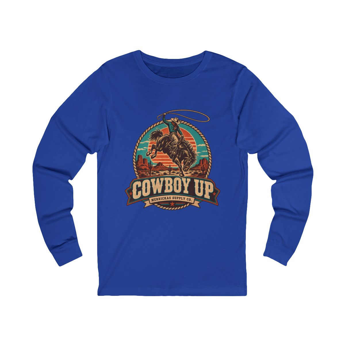 Cowboy Up Long Sleeve Tee