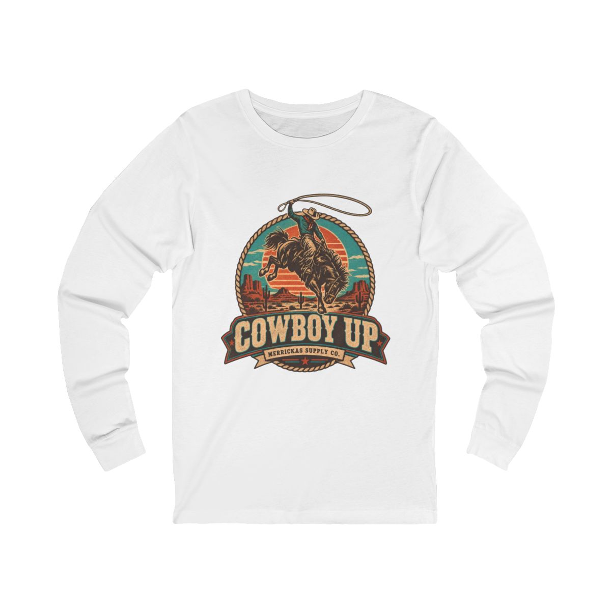 Cowboy Up Long Sleeve Tee