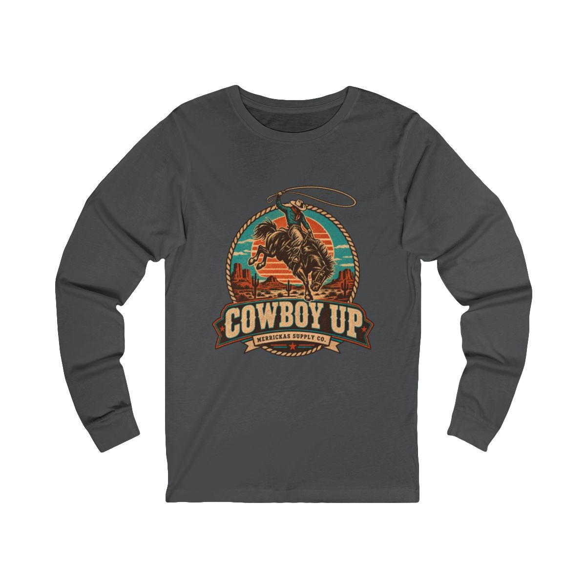 Cowboy Up Long Sleeve Tee