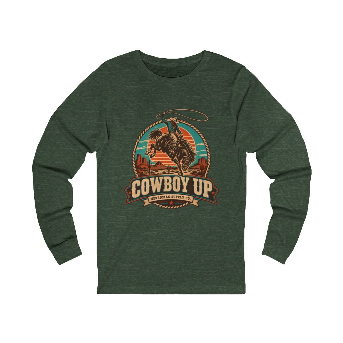 Cowboy Up Long Sleeve Tee