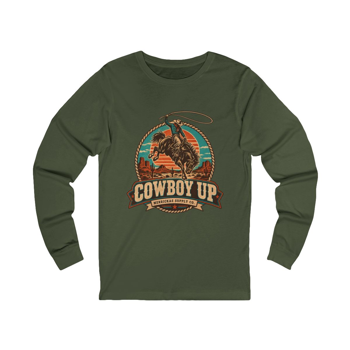 Cowboy Up Long Sleeve Tee