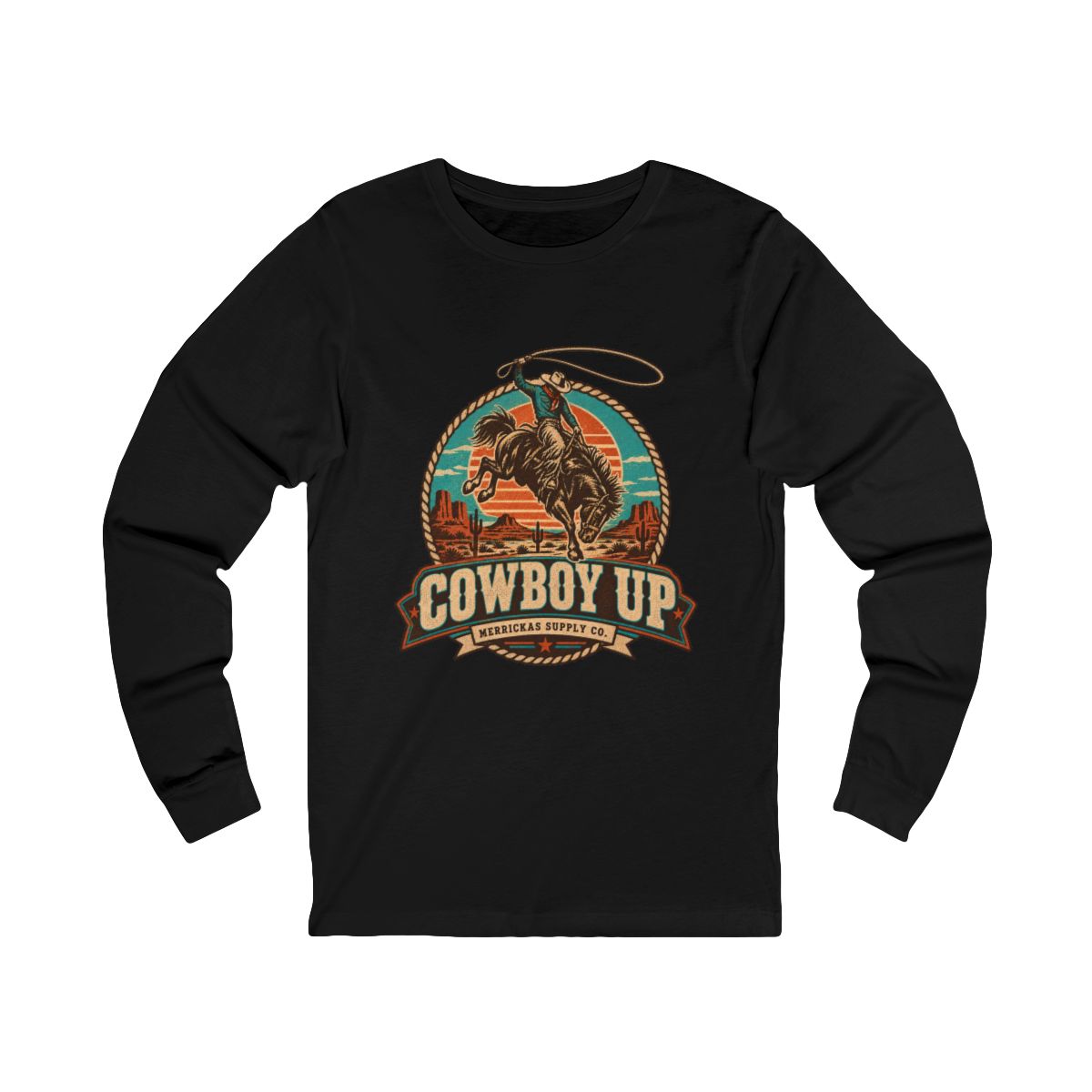 Cowboy Up Long Sleeve Tee