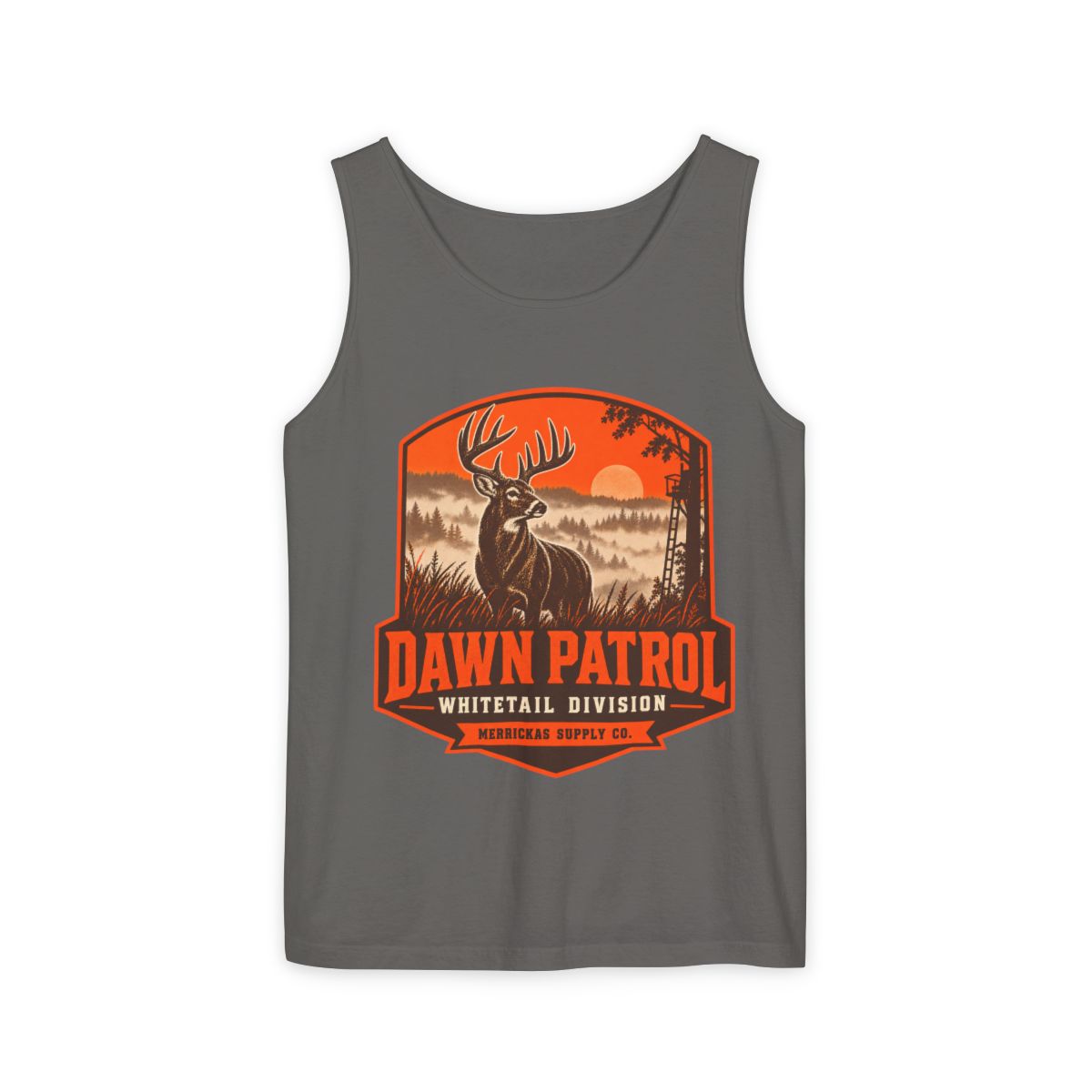 Dawn Patrol Whitetail Division Garment-Dyed Tank