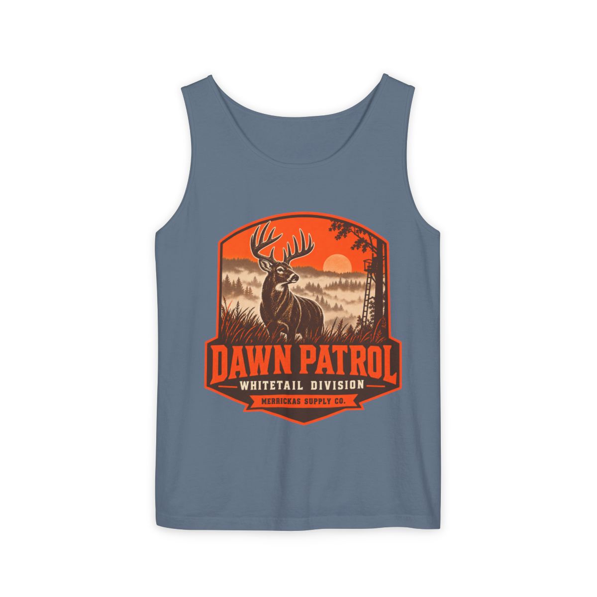 Dawn Patrol Whitetail Division Garment-Dyed Tank