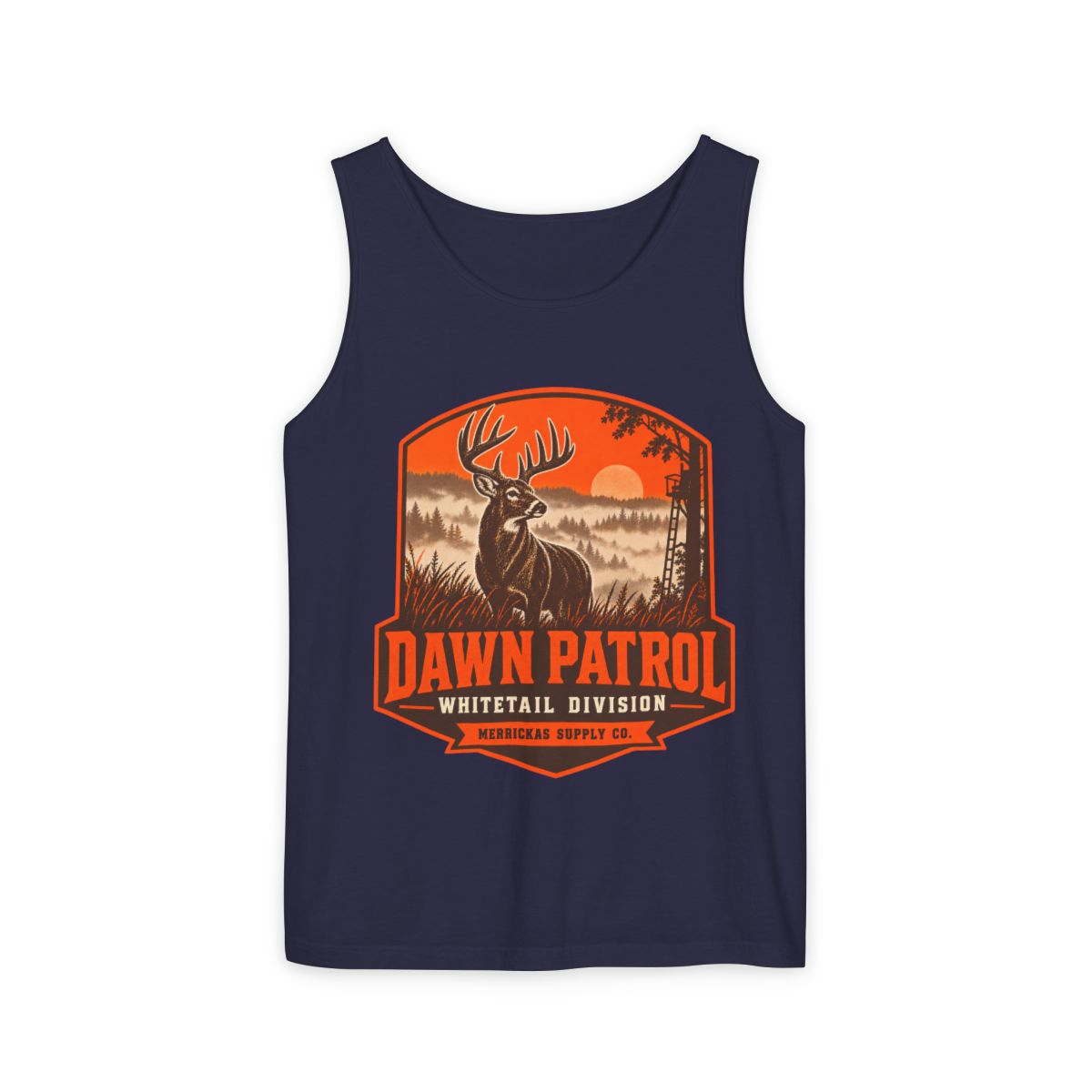 Dawn Patrol Whitetail Division Garment-Dyed Tank