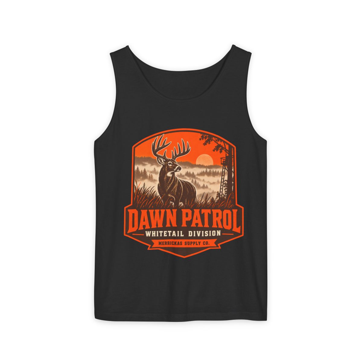Dawn Patrol Whitetail Division Garment-Dyed Tank