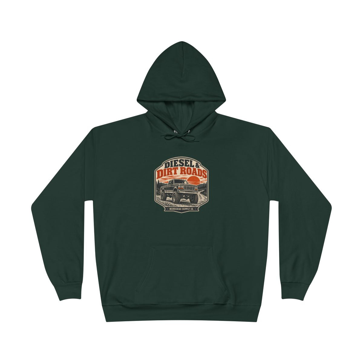 Diesel & Dirt Roads Blackout Hoodie