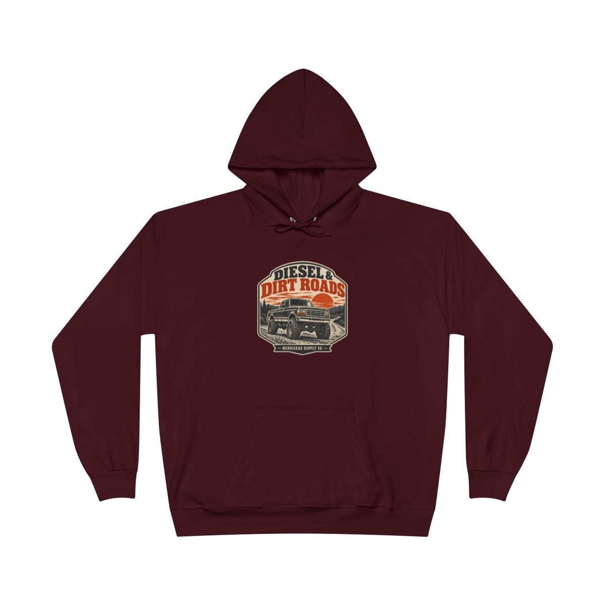 Diesel & Dirt Roads Blackout Hoodie