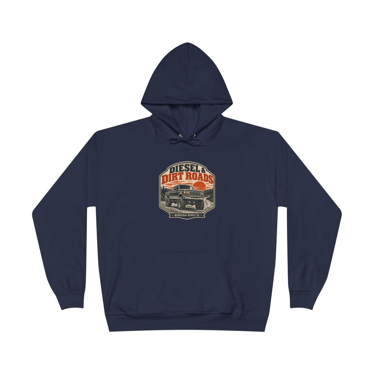 Diesel & Dirt Roads Blackout Hoodie