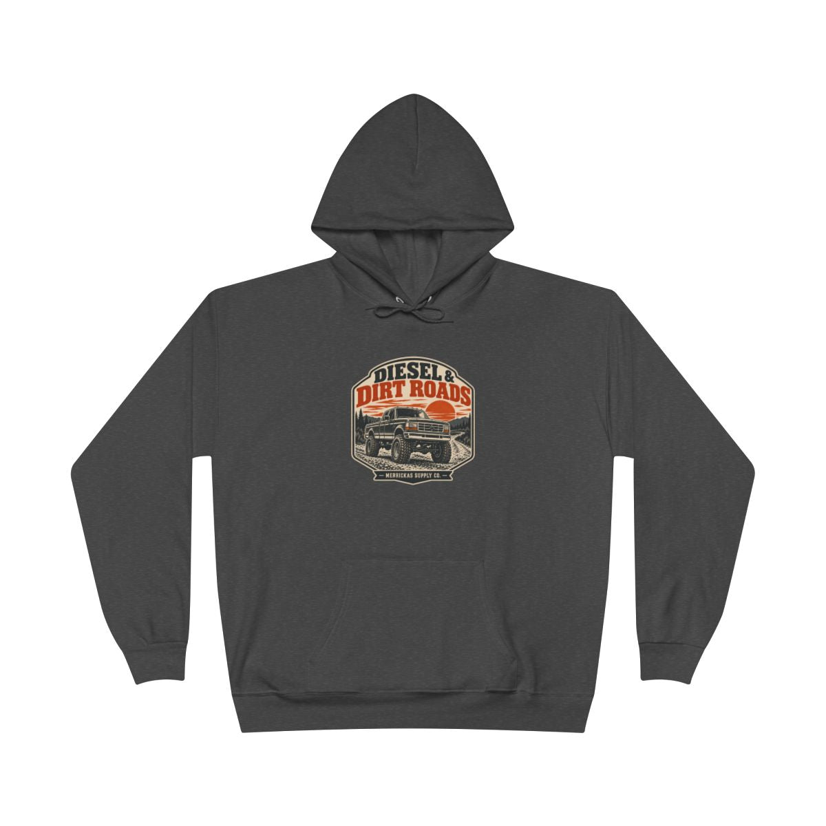 Diesel & Dirt Roads Blackout Hoodie