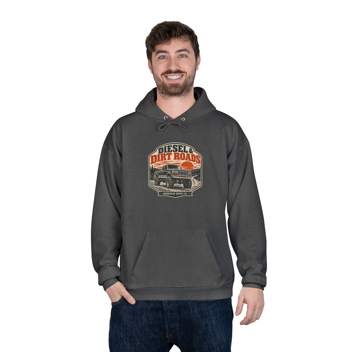 Diesel & Dirt Roads Blackout Hoodie