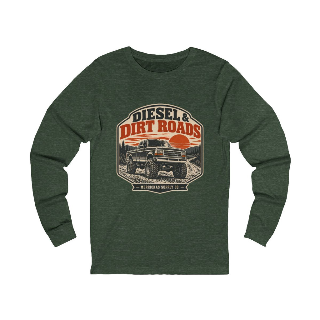 Diesel & Dirt Roads Long Sleeve Tee