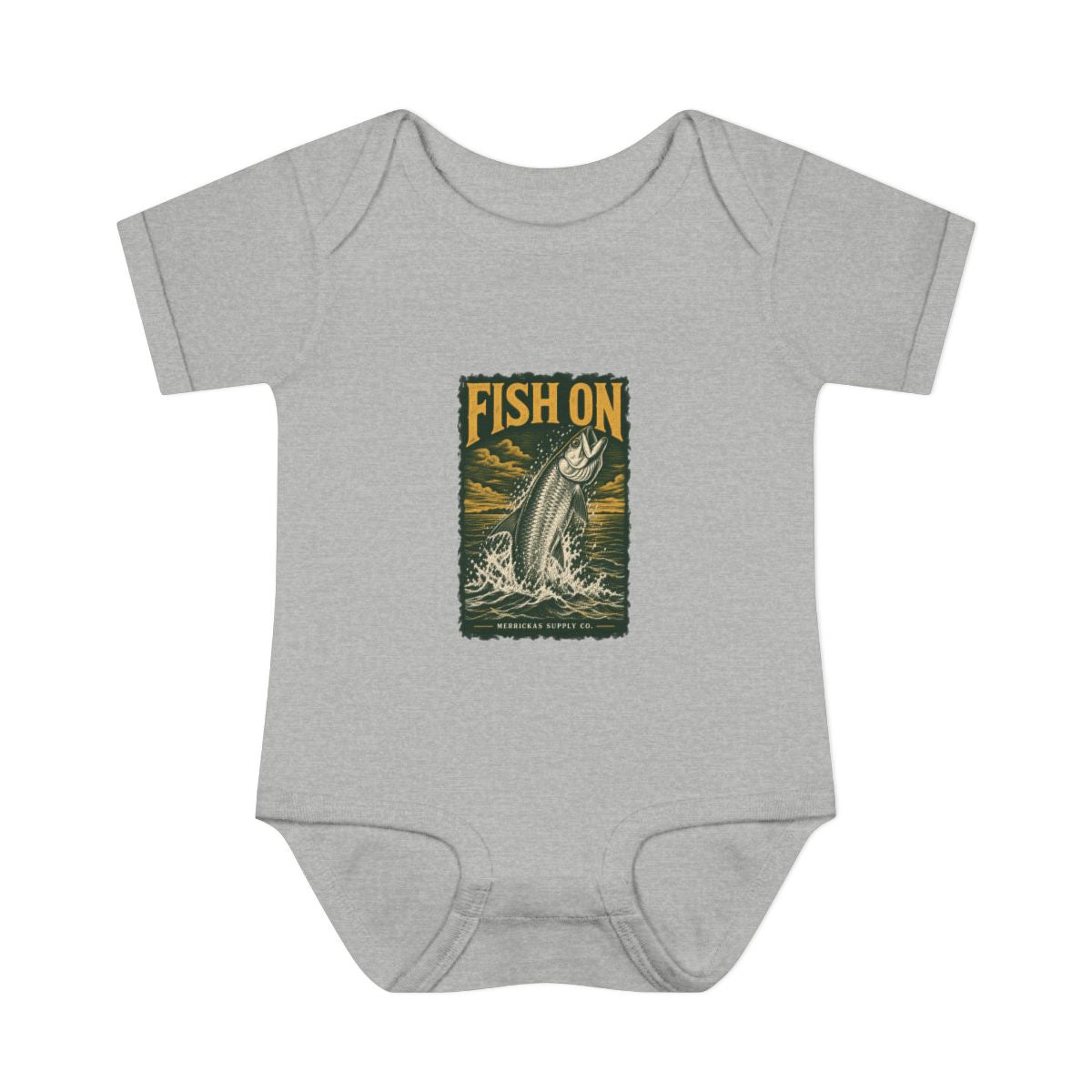 Fish On Baby Onesie