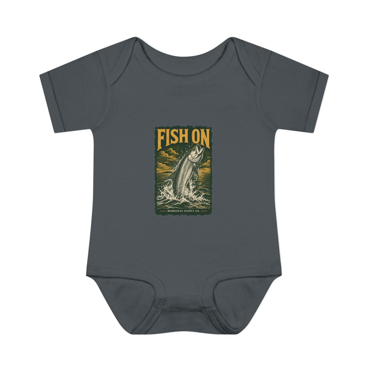 Fish On Baby Onesie
