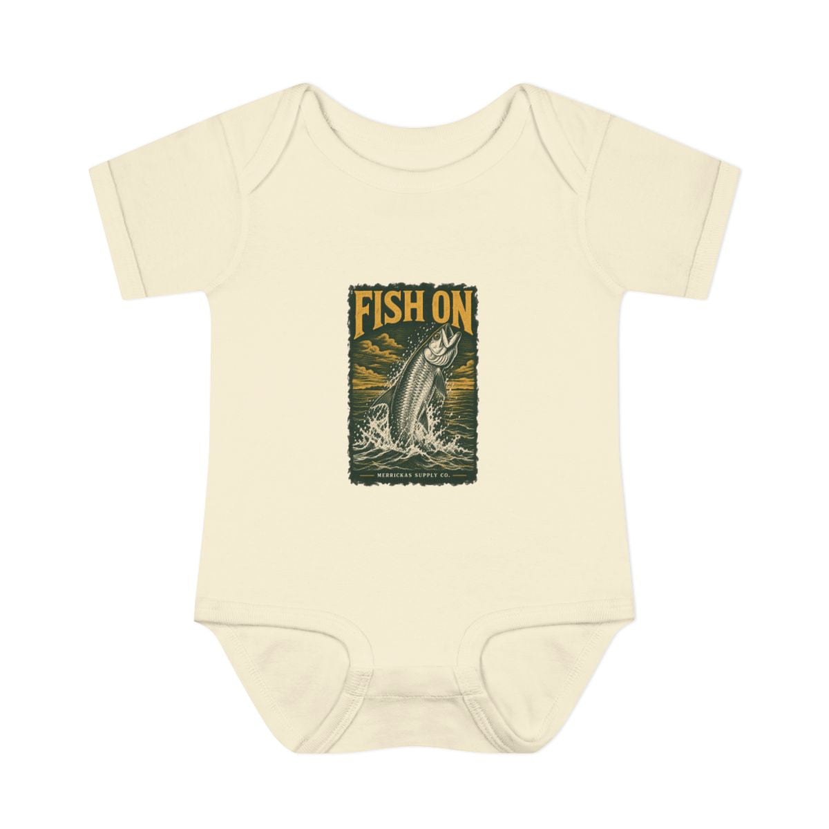 Fish On Baby Onesie