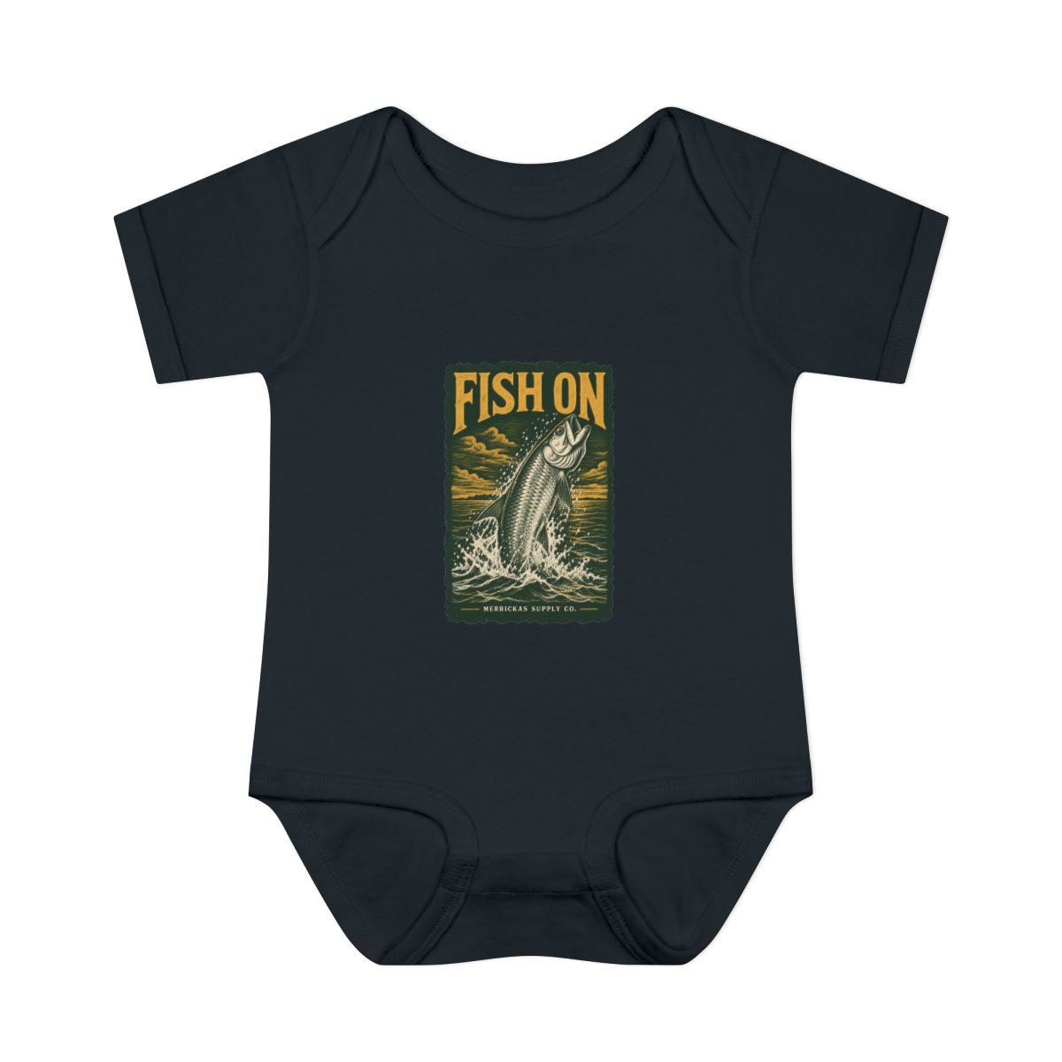Fish On Baby Onesie