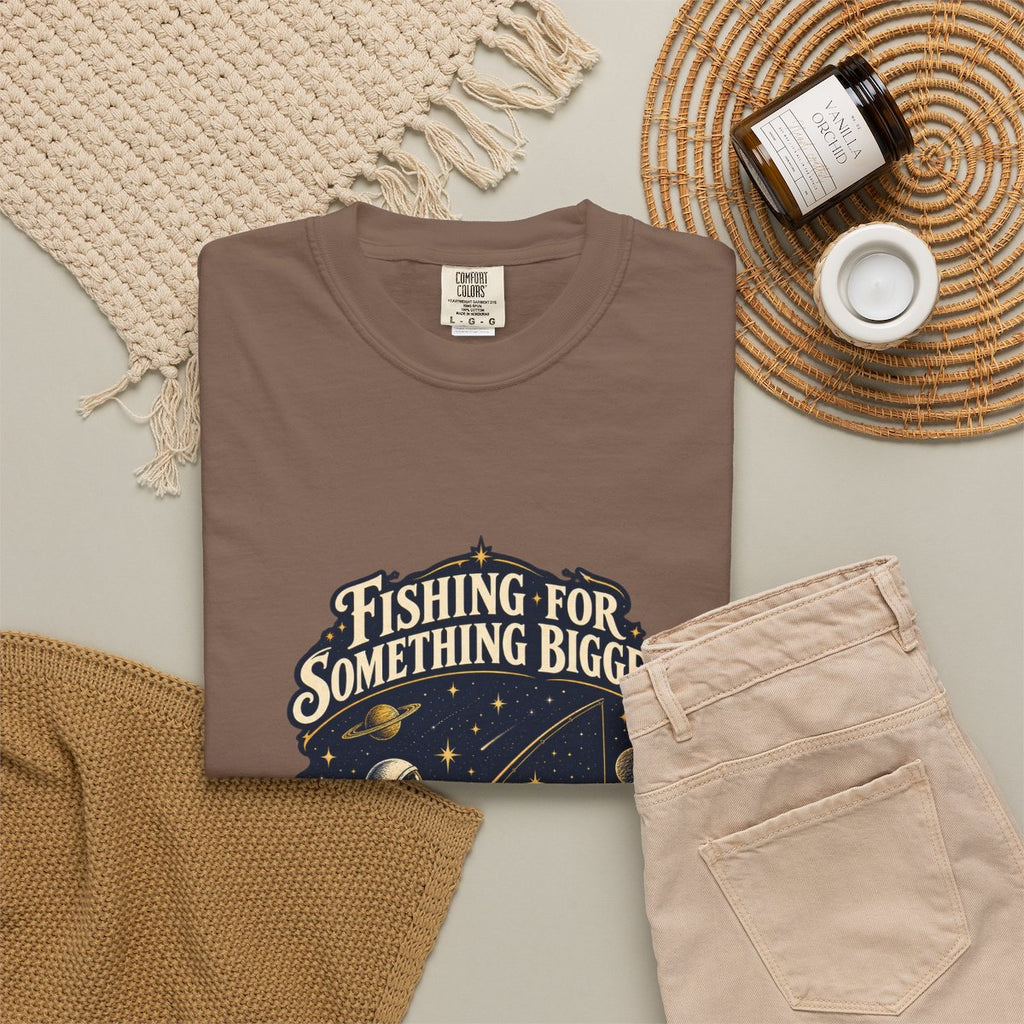 Fishing For Something Bigger Garment-Dyed Tee